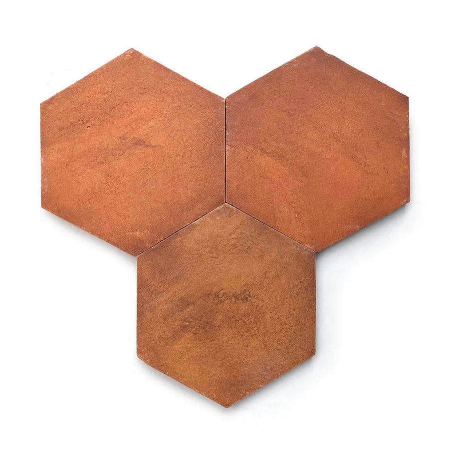 8x9 Hex + Red Clay - Product page image carousel 1
