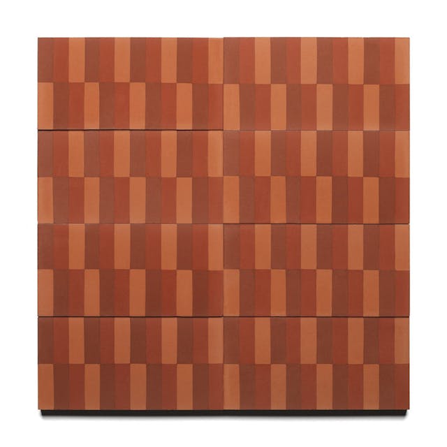Striate Pompeii 4x8 - Featured products Cement Tile: Rectangle Patterned Product list