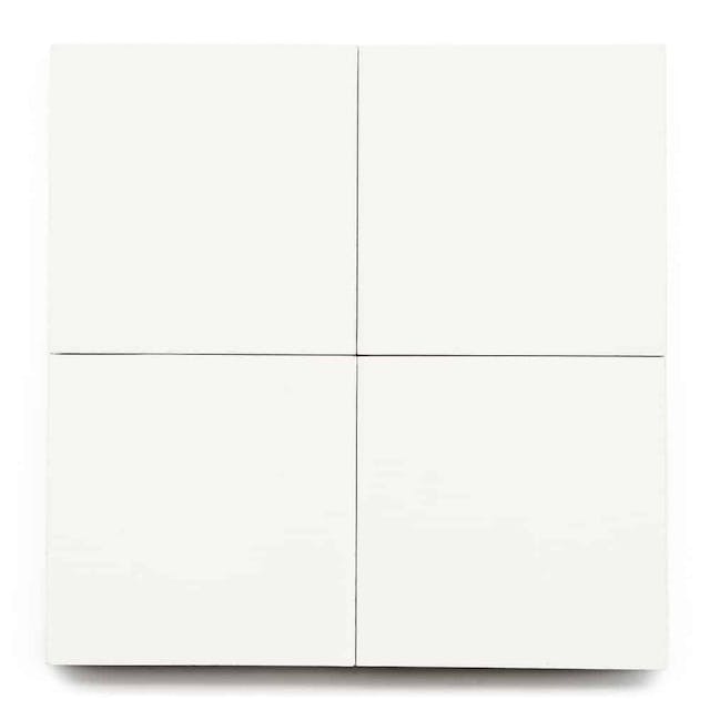 White 8x8 - Featured products Cement Tile: Solids Product list