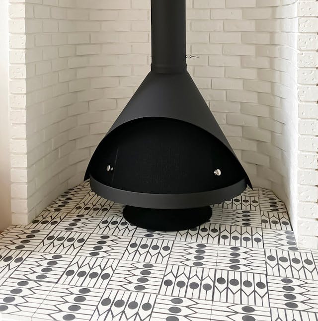 Los Feliz White + Black 8x8 - Featured products Cement Tile: 8x8 Square Patterned Product list
